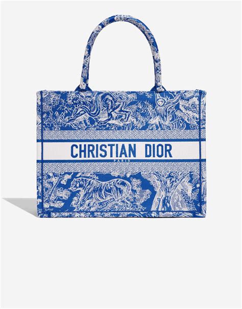 dior blue and white bag|Dior white leather bag.